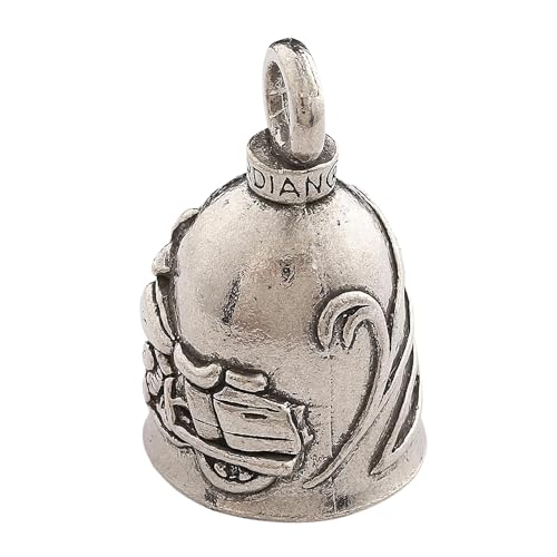 Image of Guardian Bell Good Luck Bell w /Keyring & Black Velvet Bag | Motorcycle Bell | Lead-Free Pewter | Made in USA