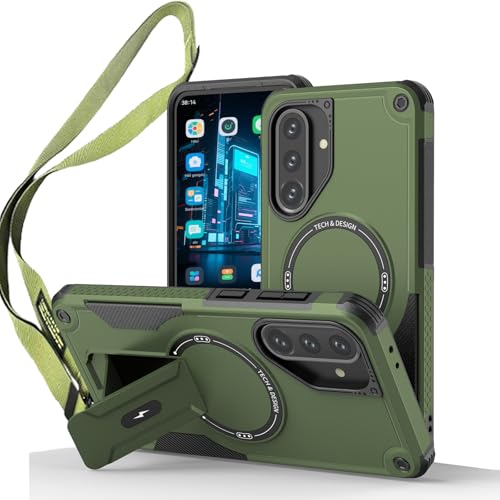 Coque Samsung Galaxy A26 anti-perte cordon réglable Ysnzaq ZhengQian DJ Vert