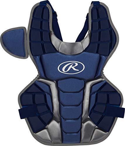 Rawlings Renegade 2.0 Intermediate NOCSAE Baseball Protective Catcher's Gear Set, Navy and Silver (Best Baseball Recruiting Sites)