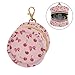 zyrtty Pacifier Case with Hook Pink Bows Cherries Pattern Pacifier Holder Pod Easily Attaches to Diaper Bag or Purse