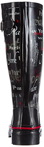 Beck Downtown, Stivali di Gomma Donna, Nero