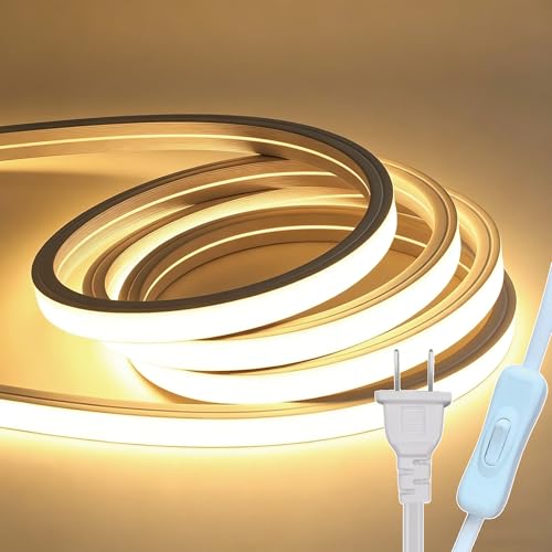 LEDテープライト 1M 高輝度 チューブライト 防水 リニア発光 シリコンチューブ 曲がりやすい 切断可能 取付け簡単 間接照明 DIY 100V