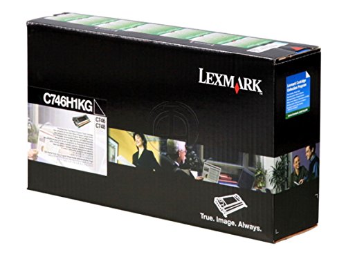Toner noir Lexmark C746H1KG pour modèle C748 DE cartouche 12000 pages