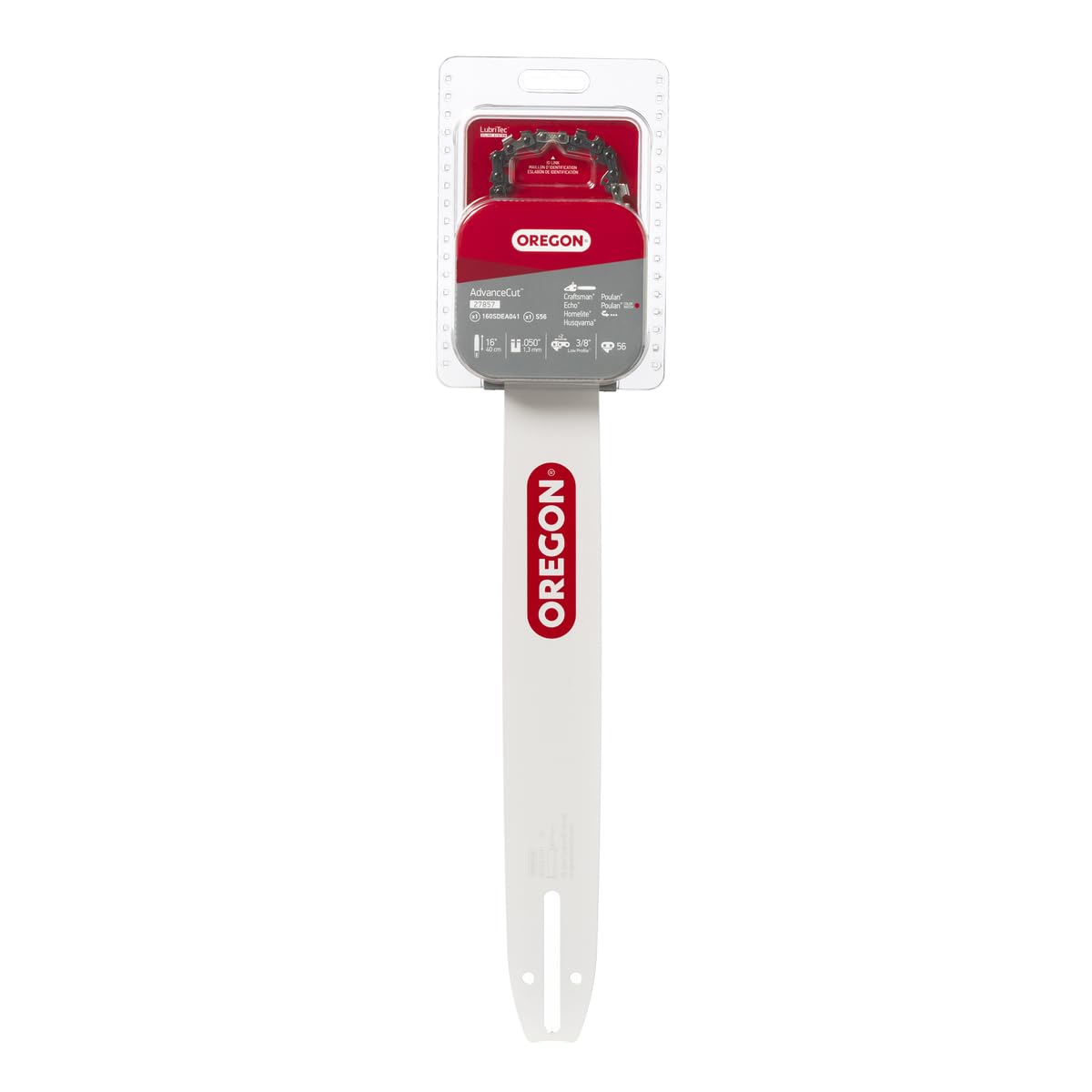 Oregon 27857 16-Inch Bar & 91VG Chainsaw Blade Combination Fits Craftsman, Echo, Homelite, Poulan