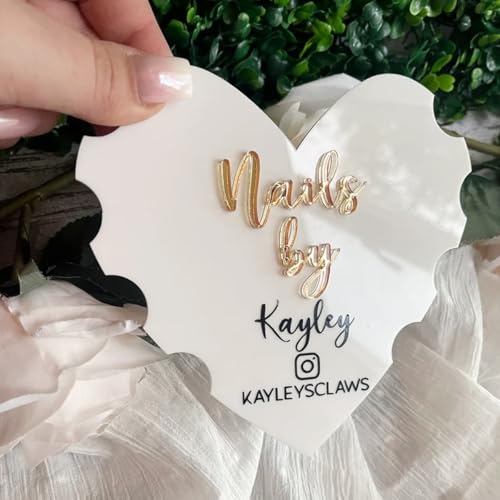 Soporte personalizado de uñas con forma de corazón miniatura 5