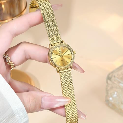 Image of OLEVS Women Watches Diamond Fashion Dress Elegant with Date Ladies Watch | Original Import Dress Gift,Diamond,Easy to Read Chronograph women's Watch