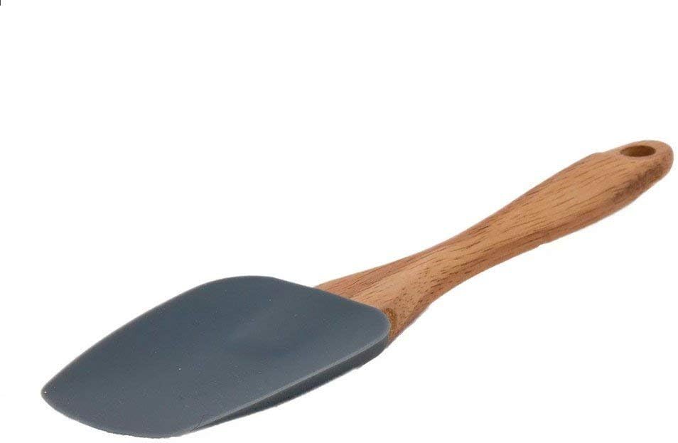 Silicone Spatula Spoon Wood Kitchen Cooking Non-Stick Silicone Rubber Home Kitchen Utensils 10 inch