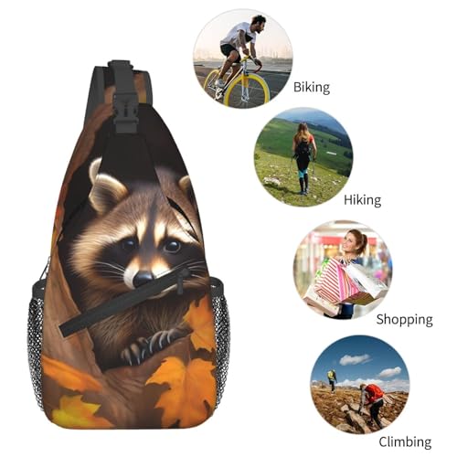 Bolso cruzado estilo Sling para senderismo y viaje miniatura 6