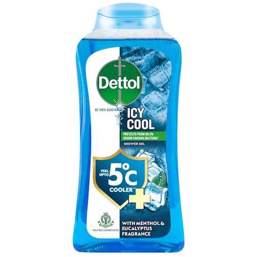 Image of Dettol Body Wash Set - Cool (500ml & 250ml) + Lime Fresh Refresh (250ml) - Soap-Free Shower Gel for Men & Women with 12h Odour Protection - Pack of 3
