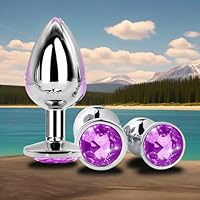 YR01-3 Pezzi Di Diverse Dimensioni Di Prodotto Professionale In Acciaio Inox a Tenuta Stagna (Viola) Per La Coppia