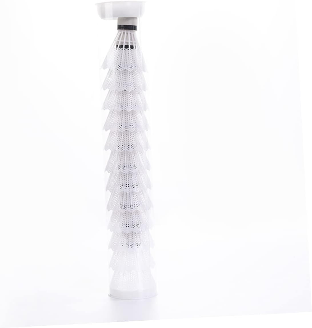 12pcs Foam Ball Head Plastic Badminton Shuttlecocks for School Fitness Family Games