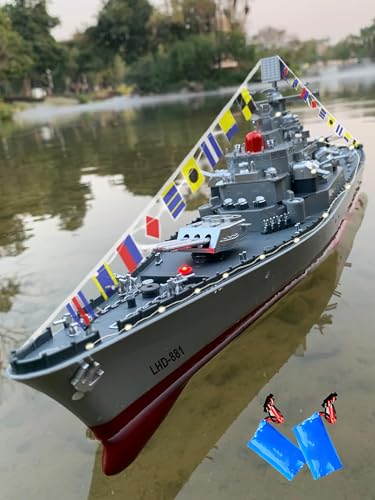 Ssccgym Remote Control Ship RC Warship Aircraft Carrier Battleship Destroyership add Watch...