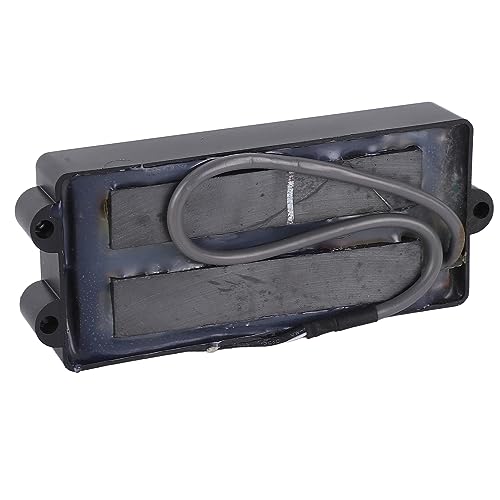 Captador de graves de bobina dupla, resposta de alta frequência de metal, acabamento fino, captador