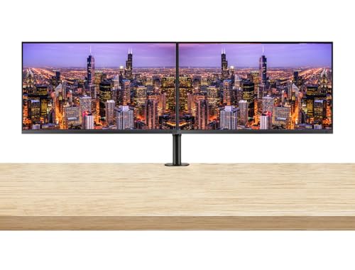 Image of Asus ProArt PA279CRV 27-inch 2160P 4K UHD Professional Monitor, 2-Pack Bundle with USB-C 96W PD, Daisy Chain DisplayPort, HDMI, USB Hub, Integrated Speakers and Desk Mount Dual Monitor Stand