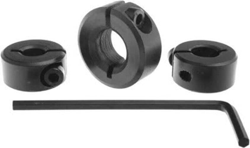 for Adjustable Round Drill Bit Depth Stop Collar Set for Wood Brad Point Bits