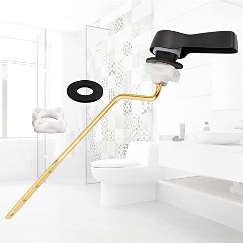 Hibbent Universal Metal Side Mount Toilet Handle Kit, Oil Rubbed Bronze - image 7