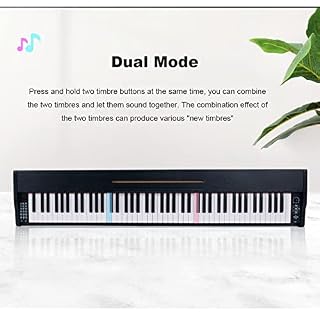 Le clavier de piano numérique portable à 88 touches prend en charge les doubles haut-parleurs stéréo MIDI USB pour les… - Les Beatles, Paul McCartney, John Lennon, RIngo Starr, George Harrison Le clavier de piano numérique portable à 88 touches prend en charge les doubles haut-parleurs stéréo MIDI USB pour les… – Image 5