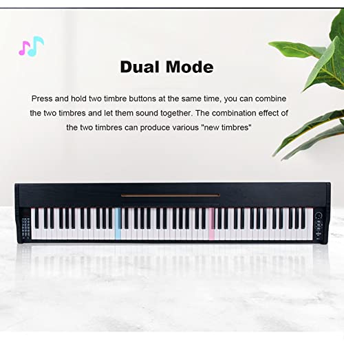 Le clavier de piano numérique portable à 88 touches prend en charge les doubles haut-parleurs stéréo MIDI USB pour les… - Les Beatles, Paul McCartney, John Lennon, RIngo Starr, George Harrison Le clavier de piano numérique portable à 88 touches prend en charge les doubles haut-parleurs stéréo MIDI USB pour les… – Image 6