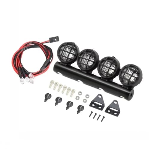 Accesorios para camión RC SCX24 barra de luces para techo WPL 3