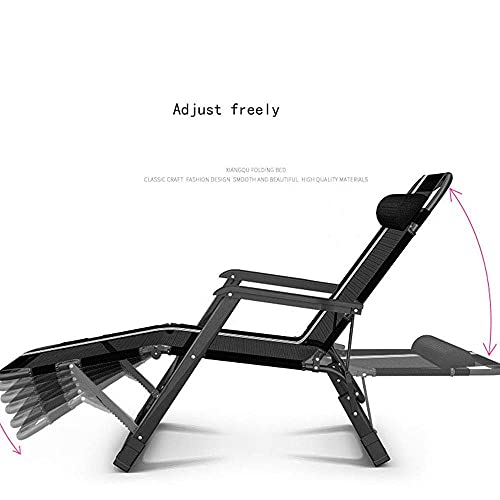 Chaise de jardin pliable contre le mal de dos avec structure stable renforcée