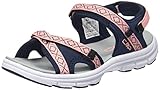 CMP Almaak Wmn Hiking Sandal, Sandalias de Senderismo Mujer, B.Blue-Peach, 40 EU