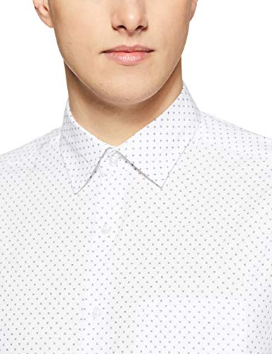 Image of Diverse Men's Cotton Printed Full Sleeve Regular Formal Shirt