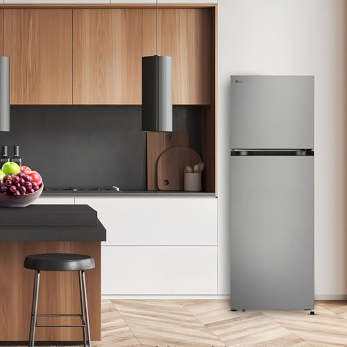 Image of LG 251 L, 1 Star, Frost-Free Smart Inverter Double Door Refrigerator with Smart Mode (GLT2516WWPZ, Shiny Steel, Multi Air Flow Cooling with Max Fresh Zone, 2026 Model)