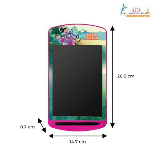 Image of Stitch LCD Writing Tablet 10.5 Inch Electronic Drawing Pad & Rewritable Doodle Board for Kids, Portable Toddler Travel Slate, Birthday Gift for Boys & Girls 3-9 Years (Stitch Blue Theme)