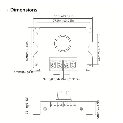 Regulador de intensidad de luz de 12-24 V CC 30A controlador de brillo para tiras LED COB SMD 5050 4