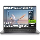 Dell Precision 7000 7680 Mobile Workstation Laptop (NVIDIA RTX 1000...