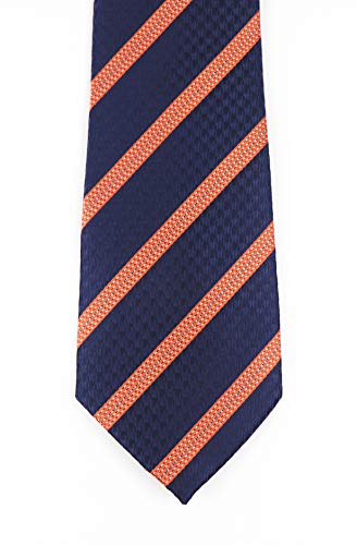 Image of Elfeves Men's Modern Striped Patterned Formal Ties College Daily Woven Neckties