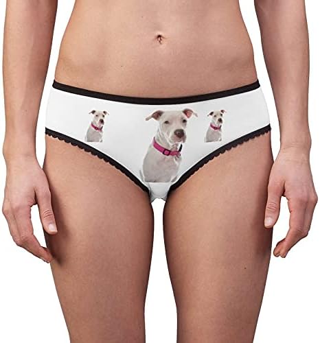 DogsMakeMeHappy Young Pitbull Terrier Panties, Young Pitbull Terrier Underwear, Briefs, Cotton Briefs