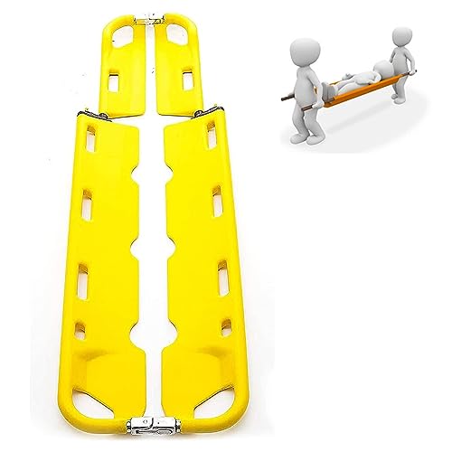Stretcher Bed Emergency Stretcher,First Aid Stretcher, Rescue Essentials, Rescue Back Stretcher, Medical Stretcher, Folding Stretcher for Medical Emergency, with Safety Straps, Separable Lef