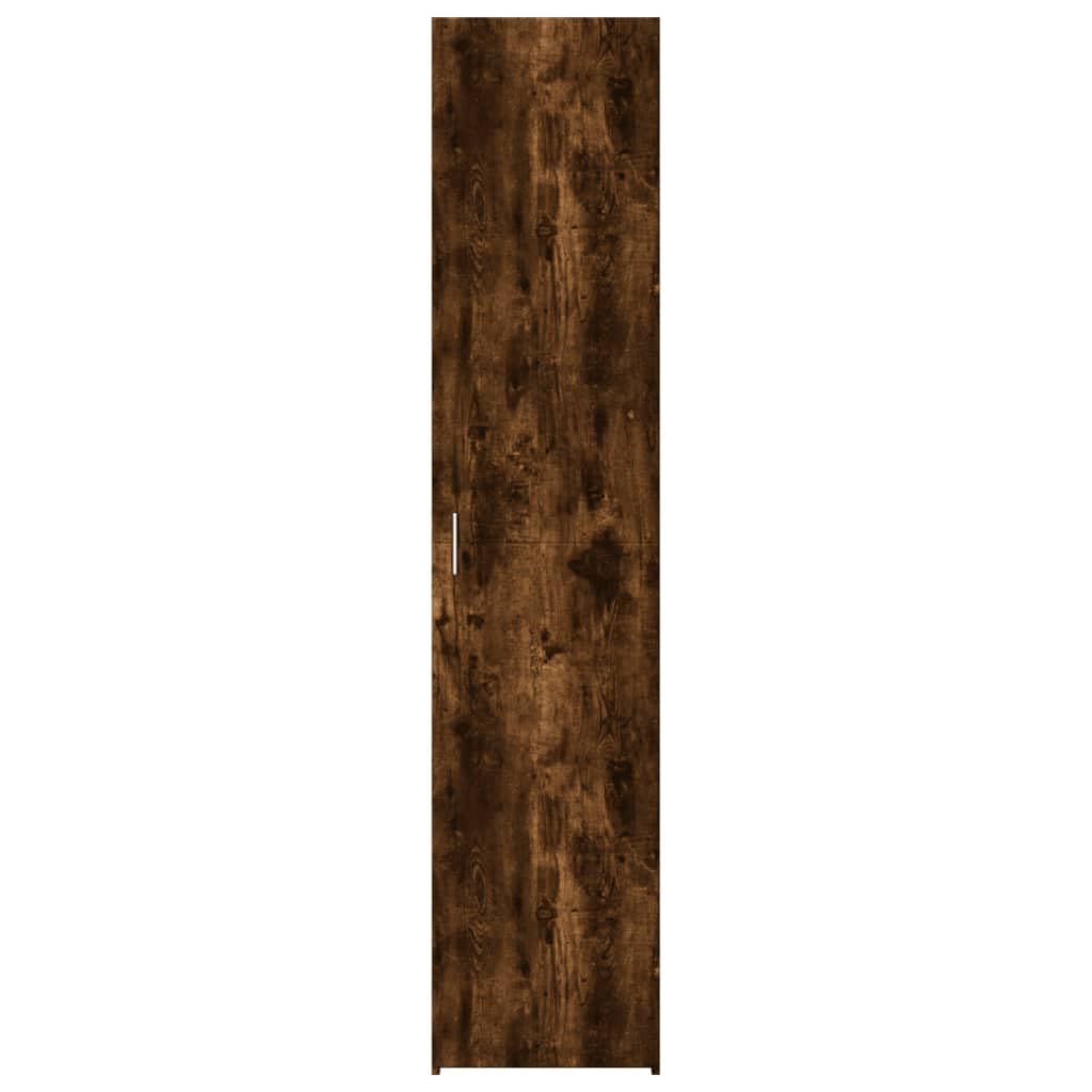 vidaXL Highboard, Sideboard mit Stauraum, Hochschrank Lagerschrank für Wohnzimmer, Beistellschrank Mehrzweckschrank, Räuchereiche Holzwerkstoff