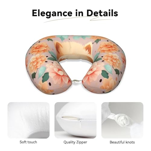 Almohada de espuma viscoelástica para viaje tamaño pequeño miniatura 2