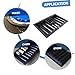 JOINPAYA Plastic Poker Chips Tray for Table Coin Organizer Poker Chip Table Holder