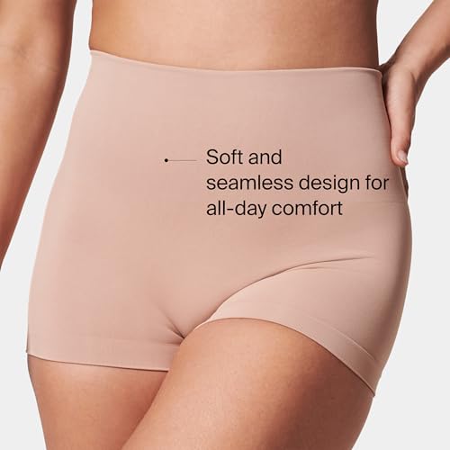 Image of SPANX SPANXshape ExtraOrdinary Boyshort - Sculpting Compression - Women's Shapewear Underwear - Recycled Nylon Fabric Blend