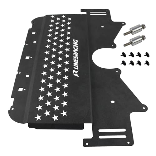 Image of Oil Cooler Skid Plate Compatible with BMW G80 G82 M3 M4 G87 M2 2021 2022 2023 2024 Aluminum Black