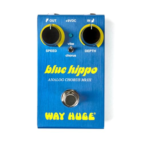 Way Huge Smalls Blue Hippo Analog Chorus Guitar Effects Pedal