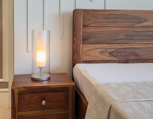 Image of Solid Sheesham Wood Bed Wooden Dreamy Nights Bed for Bedroom and Home Furniture | (Bed-2)