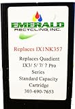 Emerald Recycling, Inc. Compatible IXINK357 Quadient Neopost Ink Cartridge for The IX3, IX5, IX7 Postage Mailing Machines - Replacement Red Postage Meter Cartridge