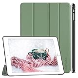 [page_title]-EasyAcc Hülle Kompatibel mit iPad Air, Ultra Slim Hülle Case Schutzhülle PU Lederhülle mit Standfunktion/Auto Sleep Wake Up Funktion Kompatibel mit iPad Air 2013 (A1474 A1475 A1476) - Hellgrün