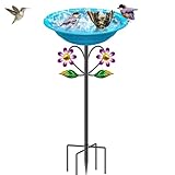 KHayRovies Metal Bird Bath for Outside G...