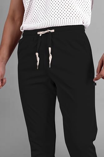 Image of Septem Men's Cotton Blend Track Pants for Active Lifestyles, Stylish Design Comfortable and Versatile Active Wear Combo Pack of 2|81