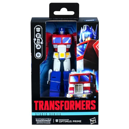 Transformers Generations Studio Series, Figurine Optimus Prime Classe Deluxe, Transformers: Devastation