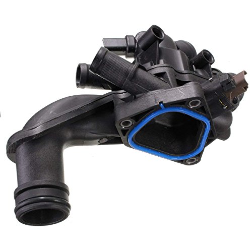 11537534521 Replacement New Thermostat Housing Assembly with Sensor Replacement for 2007 2008 2009 2010 2011 2012 2013 Mini Cooper