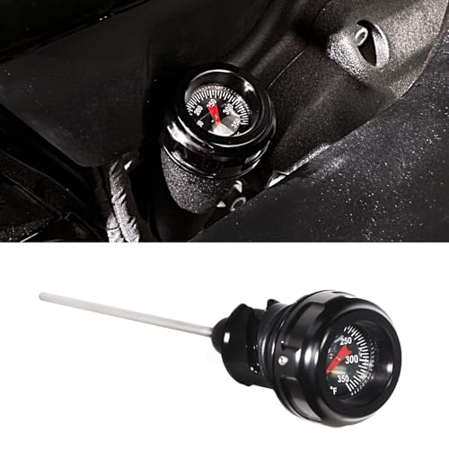 Oil Temperature Dipstick Compatible for Harley 2018-2024 Softail Slim Low Rider FXLR Breakout Fat Boy Street Bob (All Black)