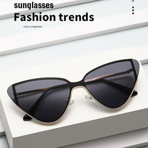 Lunettes de soleil punk en métal contre l'éblouissement avec monture ergonomique de luxe