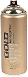 Opacidad especialmente alta. Pintura en aerosol Montana GOLD 285943, Gld400, m3000, 400 ml, oro cromado