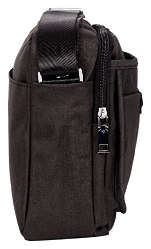 Image of Fabric 2-Liters Black 14 inch Laptop Bag (BAGTL0147)